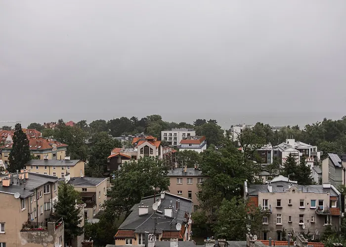 Lägenhet Chill - Budzetowy Komfort Z Widokiem Na Morze Sopot